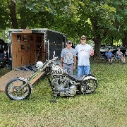 SAWYER TETRAULT MEMORIAL TROPHY, 2002 KNIEVEL CUSTOM CHOPPER